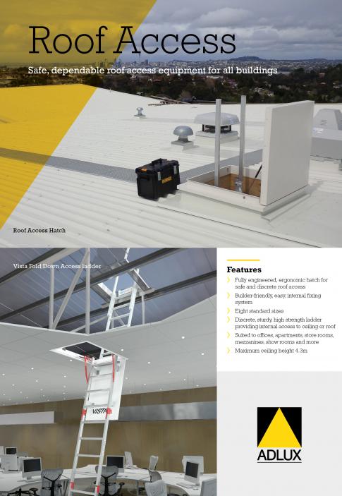 Adlux Roof Access Poster A0