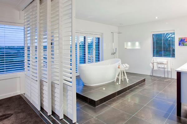 Bathroom Sliding Shutters